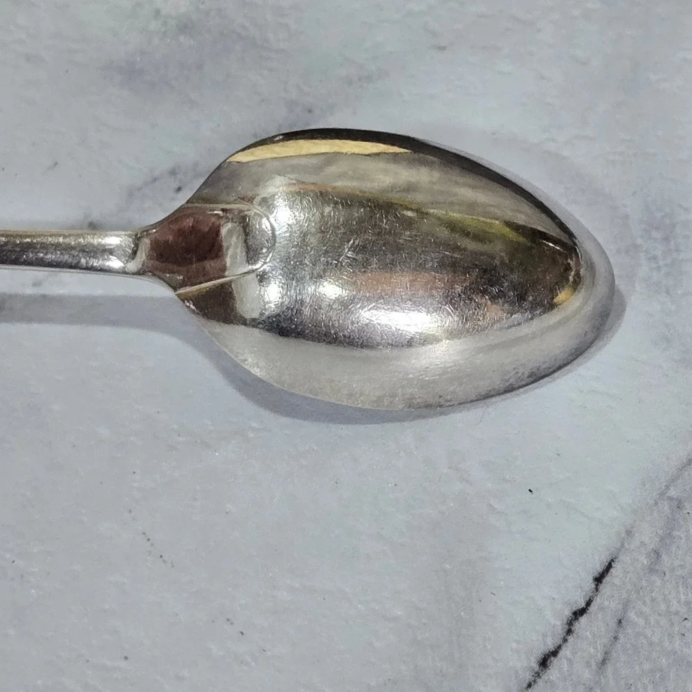 HAMILTON LAIDLAW Victorian Cased Teaspoon Sugar Tong Set 13 Pc Silver Plate